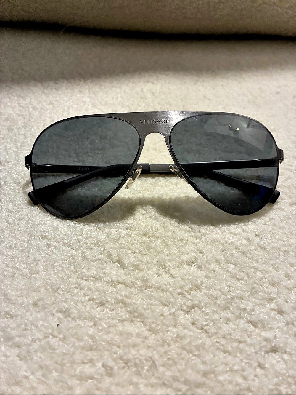 Versace VE2199 Aviator Sunglasses Black